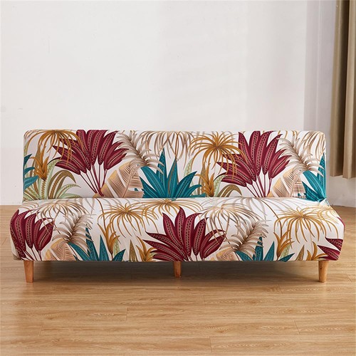 Sofa cover without armrests