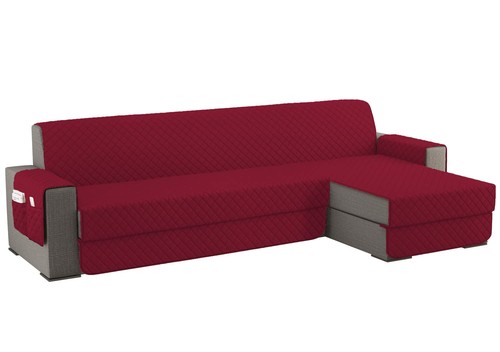 250cm red wine seater sofa - 3,