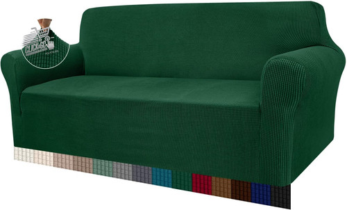 Seater sofa cover dark green - 3,